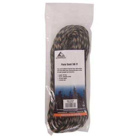 LIBERTY MOUNTAIN Paracord 50 ft. - Woodland Camo 447410